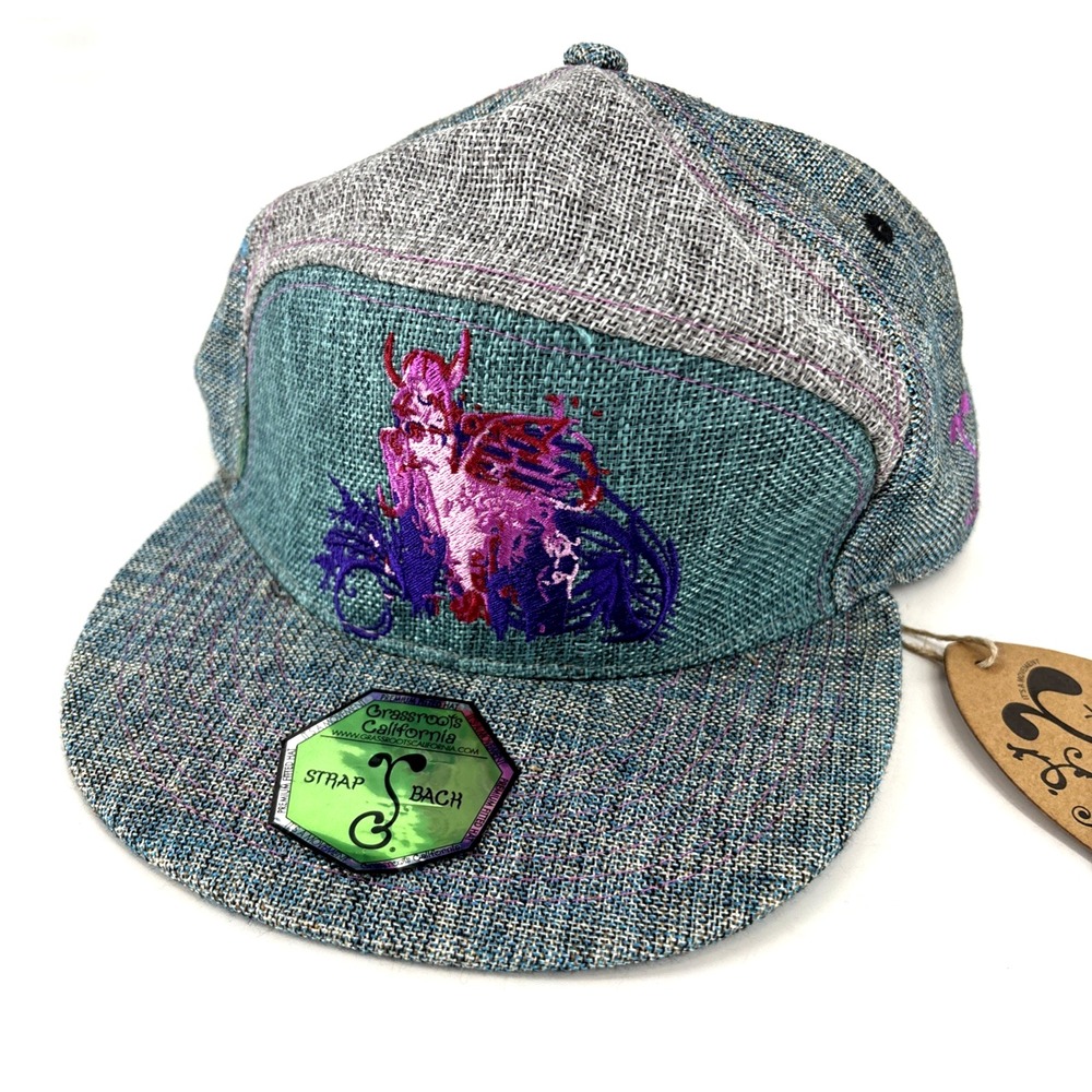 Grassroots California Suwannee Hulaween Strapback Hat 420 Limited Edition‎ NWT